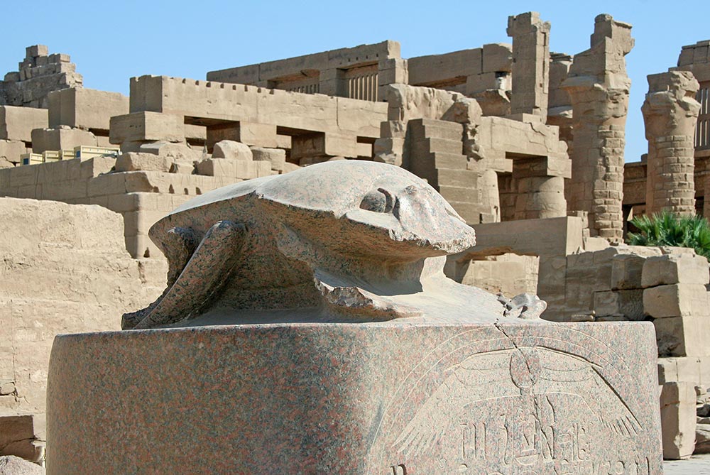 Sculpture of a Scarab Beetle